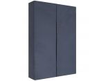 Prześcieradło bawełniane bez gumki silver 220x210 cm popielate